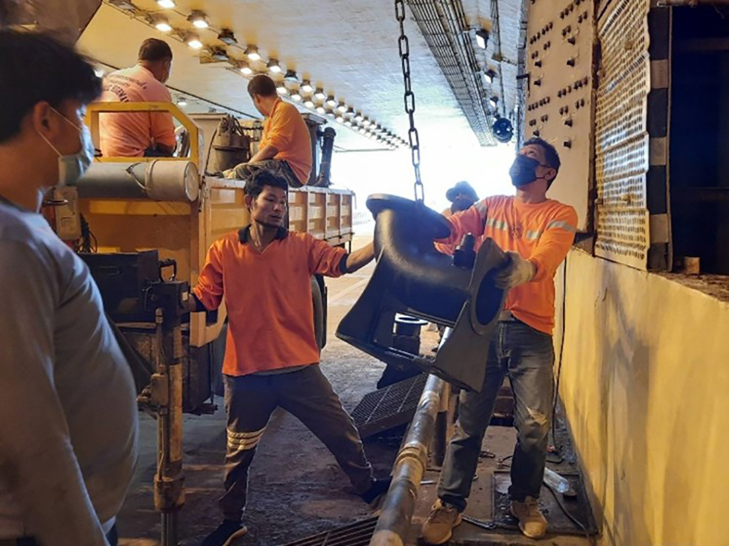 ระบายน้าท่วมขังในอุโมงค์ - จังหวัดขอนแก่น