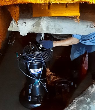 ระบายน้าท่วมขังในอุโมงค์ - จังหวัดขอนแก่น