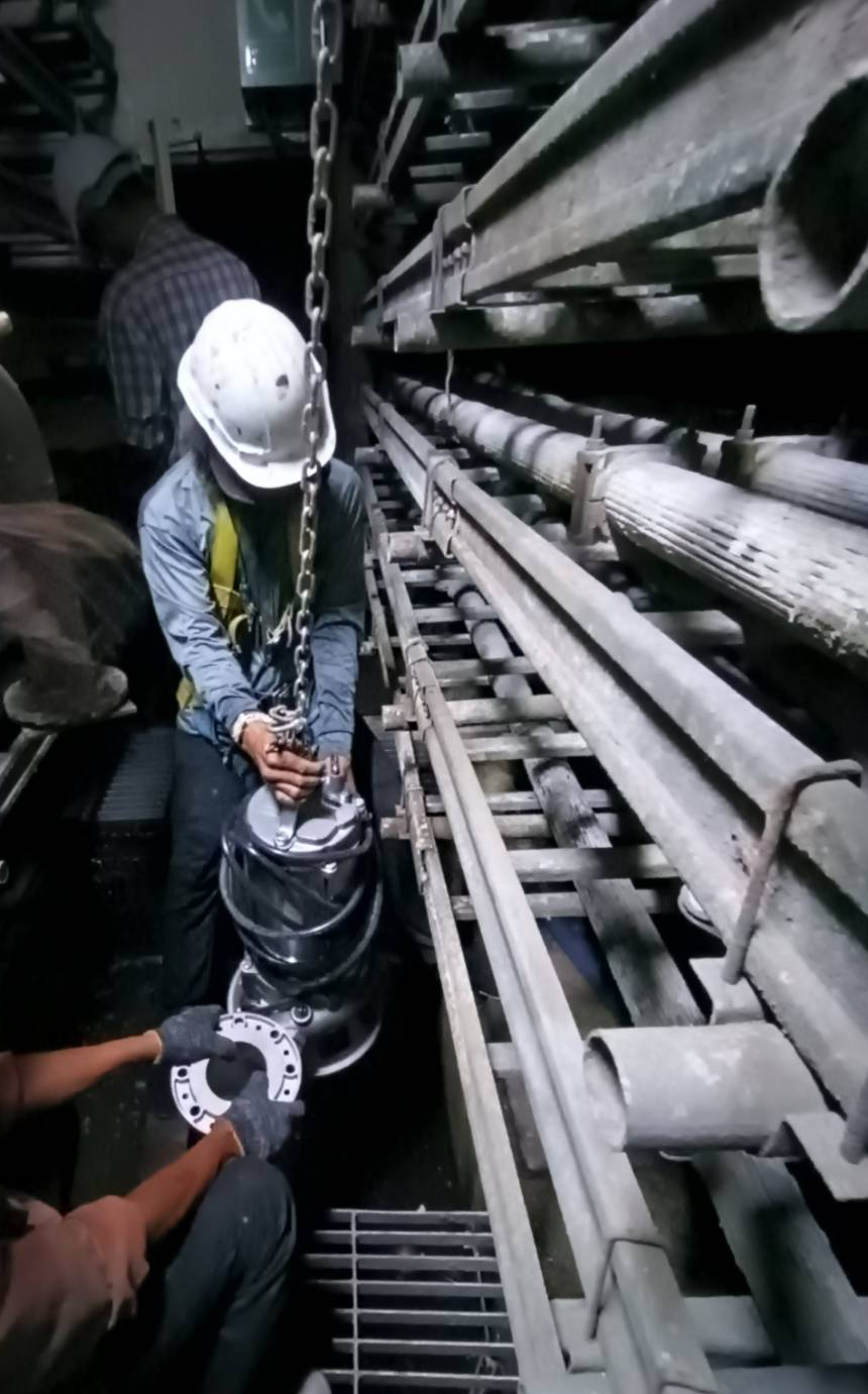 ระบายน้ำในอุโมงค์ใต้ดิน – การไฟฟ้านครหลวง